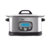 Elite 6.5 Qt. Stainless Steel Electric Multi-Cooker with Aluminum Pot