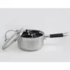 ExcelSteel Professional 4-Cup Egg Poacher Stainless with Silicone Spatula