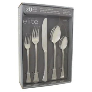 GIBSON elite Monteverdi 20-Piece Flatware Set (Service for 4)