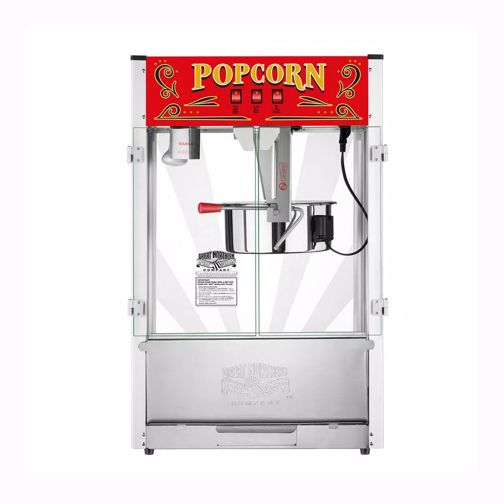 Great Northern Red Great Northern Midway Marvel Commercial Quality Popcorn Popper 16 Ounce