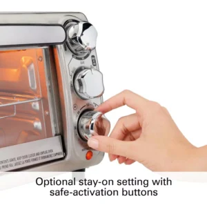 Hamilton Beach 1100-Watt 4-Slice Stainless Steel Toaster Oven