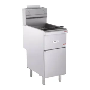 Magic Chef 20.80 Qt. 40 lbs. Stainless Steel Natural Gas Commercial Fryer