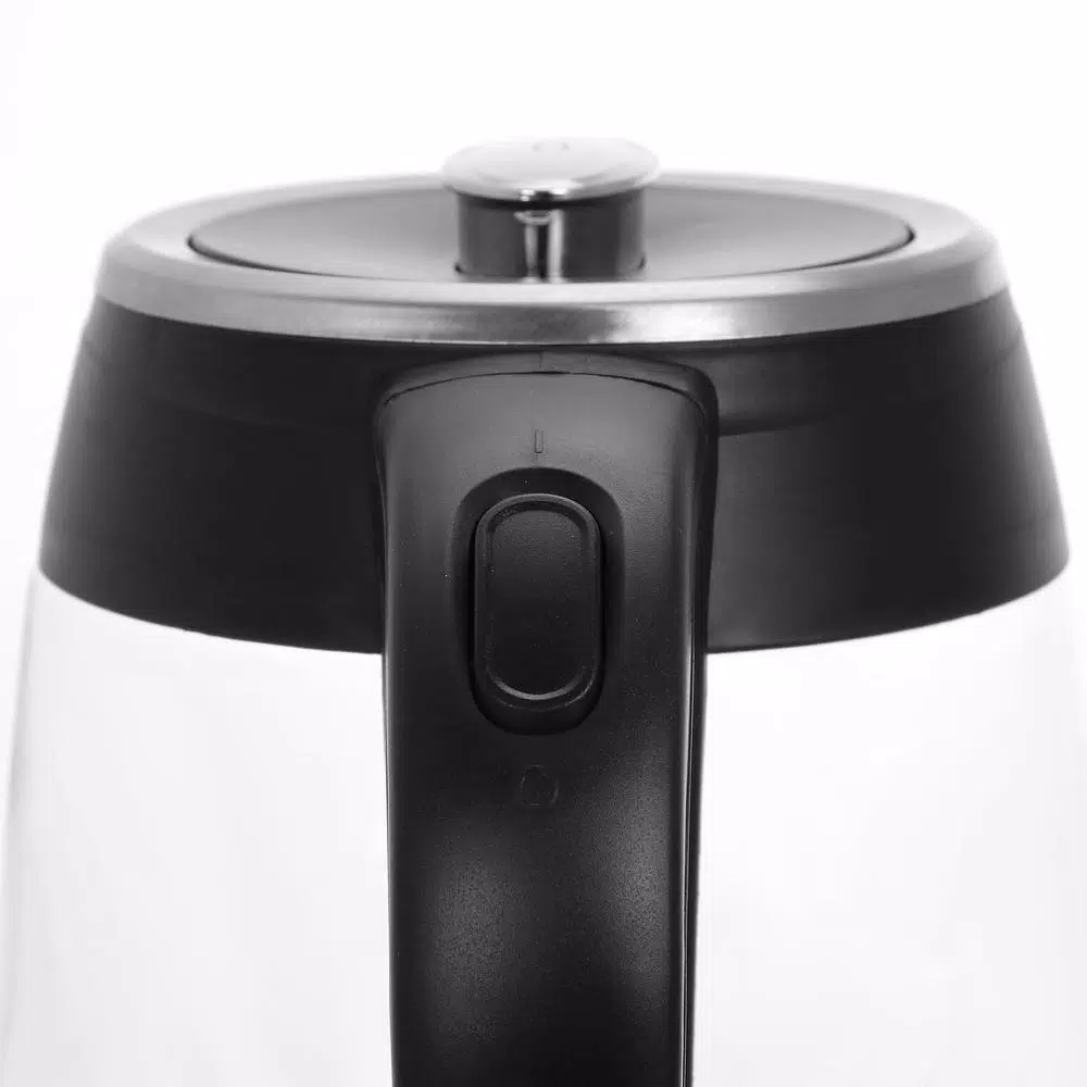 MegaChef 7.6 Cup Stainless Steel Cordless Electric Kettle with LED Base