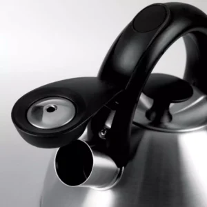 OXO Good Grips Click-Click 8.4-Cup Brushed Stainless Steel Tea Kettle