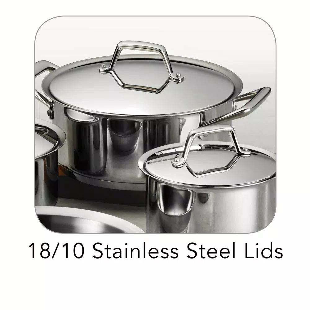 Tramontina Gourmet Prima 8-Piece Stainless Steel Cookware Set