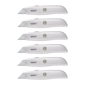 Stalwart Retractable Utility Knife Set (6-Pack)