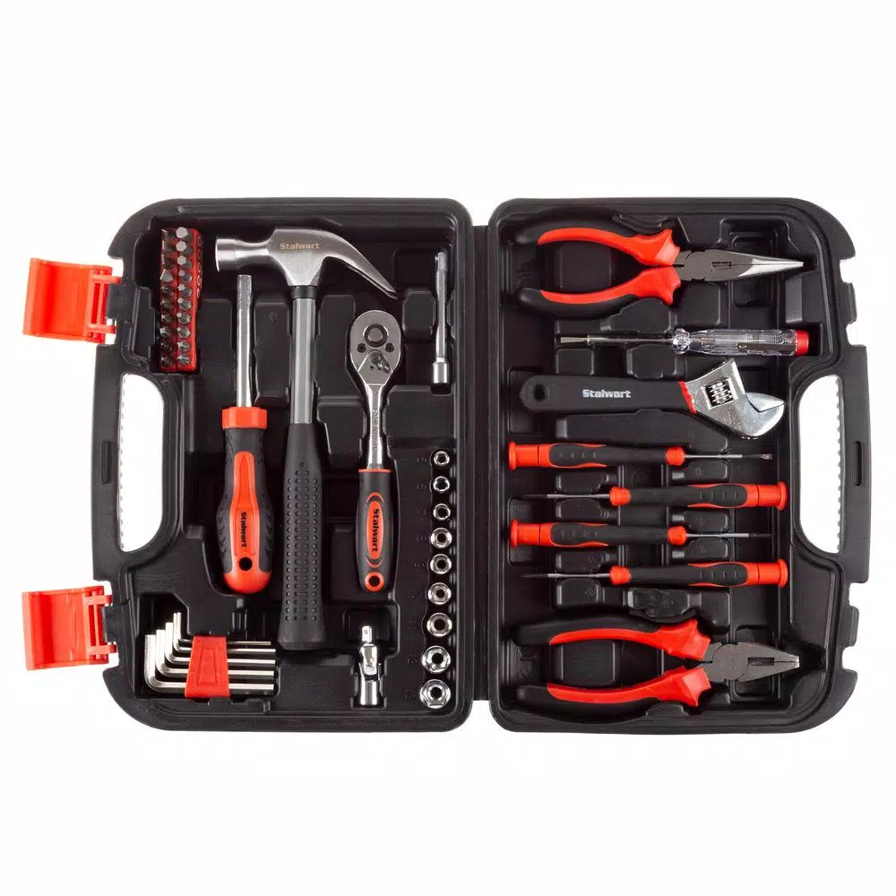 Stalwart Heat Treated Tool Set with Carrying Case (47-Piece)