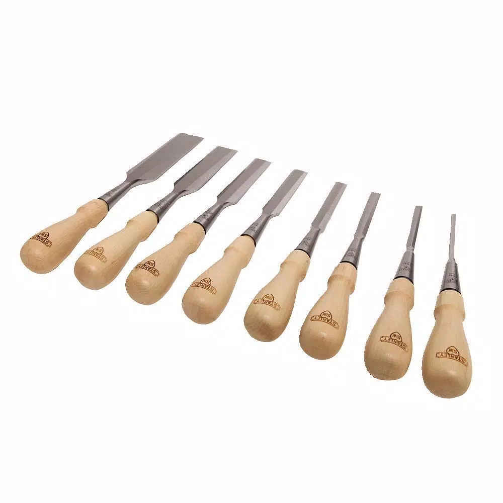 Stanley Sweetheart 750 Series Socket Wood Chisel Set (8-Piece)