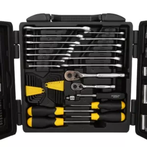 Stanley 1/4 in. & 3/8 in. Drive SAE Mechanics Tool Set (150-Piece)