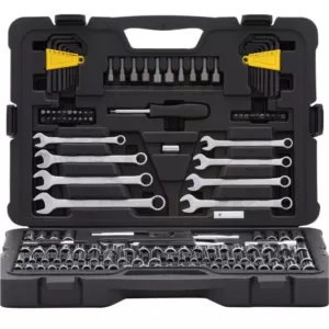 Stanley 1/4 in. & 3/8 in. Drive SAE Mechanics Tool Set (145-Piece)