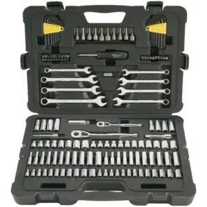 Stanley 1/4 in. & 3/8 in. Drive SAE Mechanics Tool Set (145-Piece)