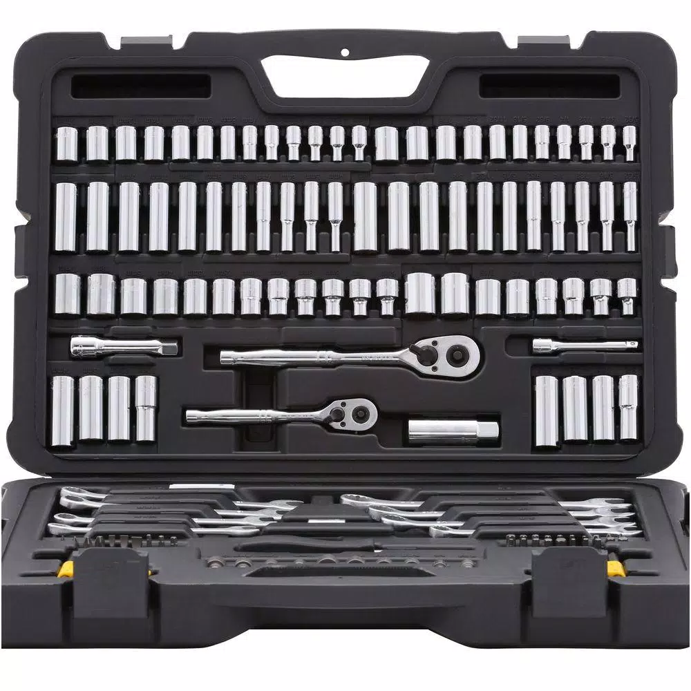 Stanley 1/4 in. & 3/8 in. Drive SAE Mechanics Tool Set (145-Piece)