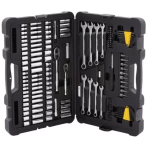 Stanley 1/4 in. & 3/8 in. Drive SAE Mechanics Tool Set (145-Piece)