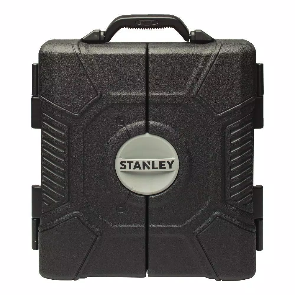 Stanley 1/4 in. & 3/8 in. Drive Full Polish Chrome SAE & Metric Mechanics Tool Set (170-Piece)
