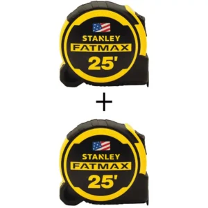Stanley FATMAX 25 ft. Dual Core Tape Measure (2-Pack)