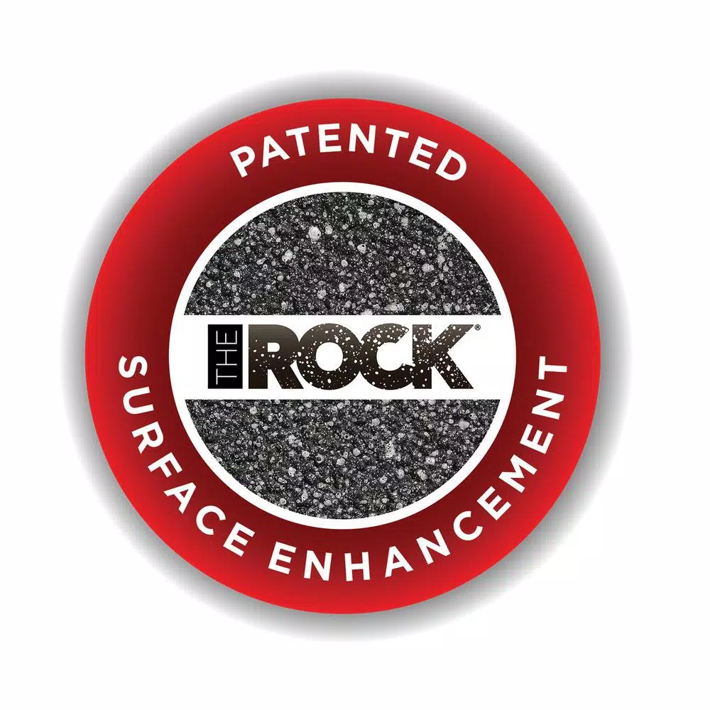 Starfrit The Rock 2 qt. Aluminum Nonstick Sauce Pot in Black Speckle with Glass Lid