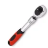 Stark 3/8 in. Flex-Head Extendable Ratchet with Soft Grip Handle