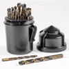 Stark ELITE High Speed Steel Drill Bit Set USA Index with Case (29-Piece)