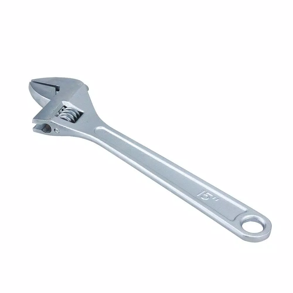 Steel Core 15 in. Jumbo Adjustable Wrench