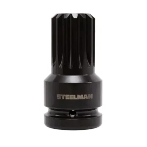 Steelman 1 in. Square Drive (F) to #5 Spline Drive (M) Impact Socket Adapter