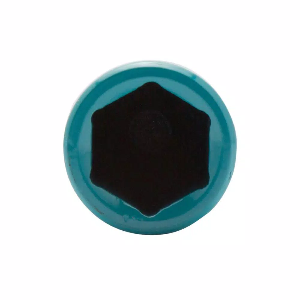 Steelman 1/2 in. Drive 21mm 150 ft./lb. Torque Stick Limiting Socket in Turquoise