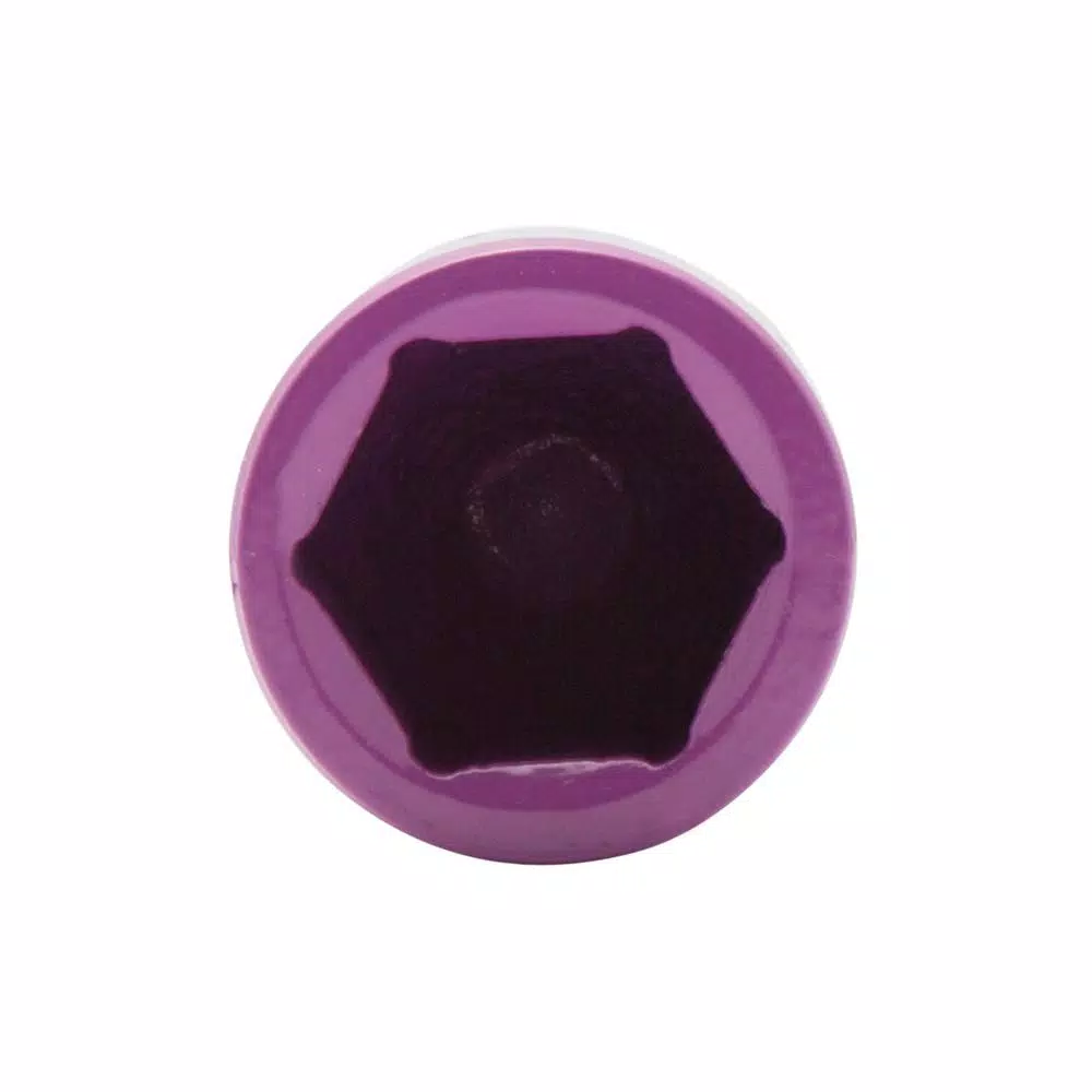 Steelman 1/2 in. Drive 22mm 140 ft./lb. Torque Stick Limiting Socket in Pink