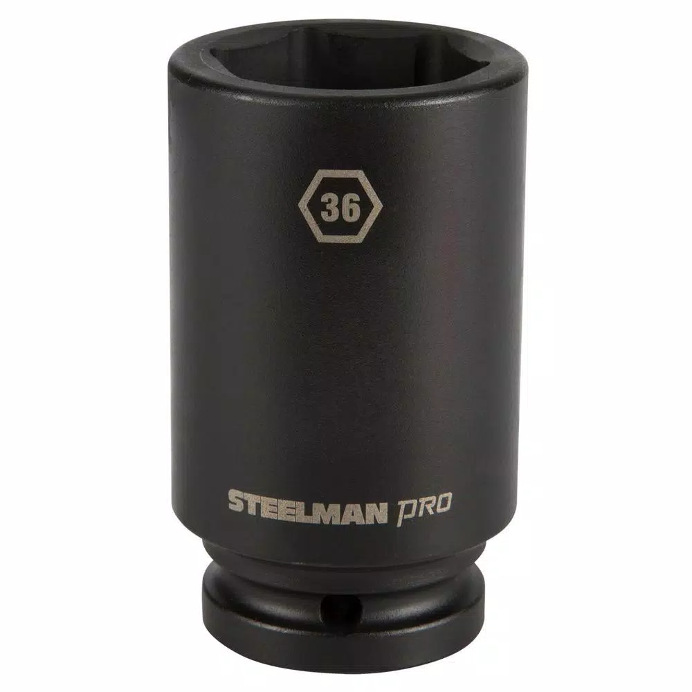 STEELMAN PRO 3/4 in. Drive 36 mm 6-Point Impact Socket