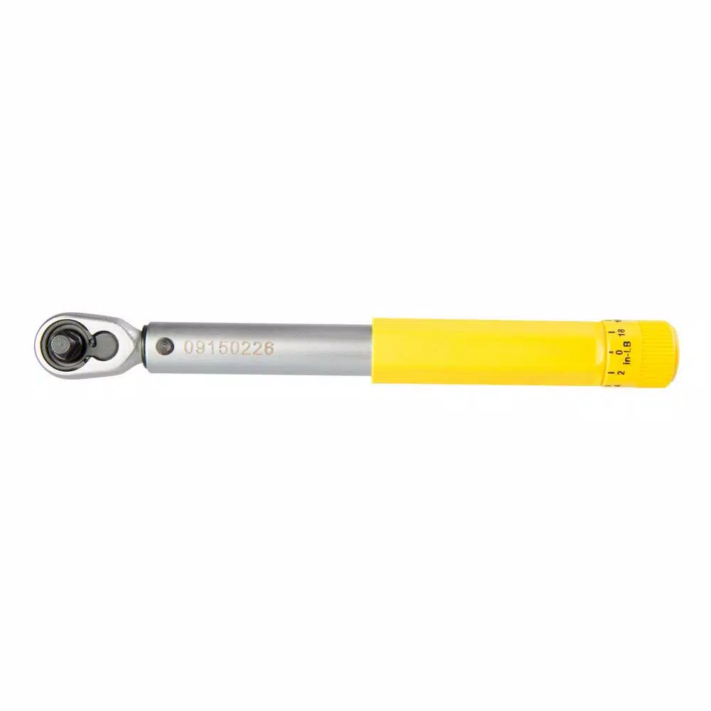 Steelman 1/4 in. Drive 30 in./lbs. - 150 in./lbs. Micro-Adjustable Torque Wrench