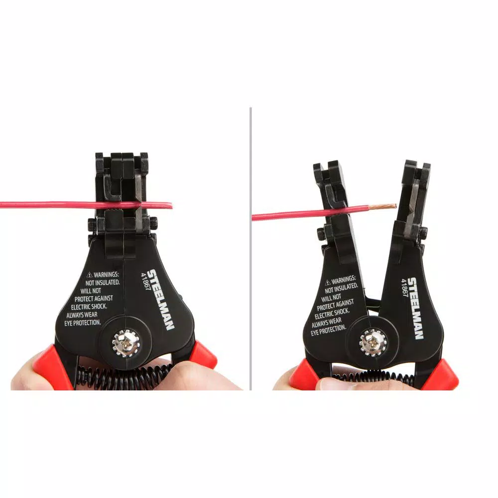 Steelman 8 AWG - 22 AWG Wire and Cable Stripper Pliers