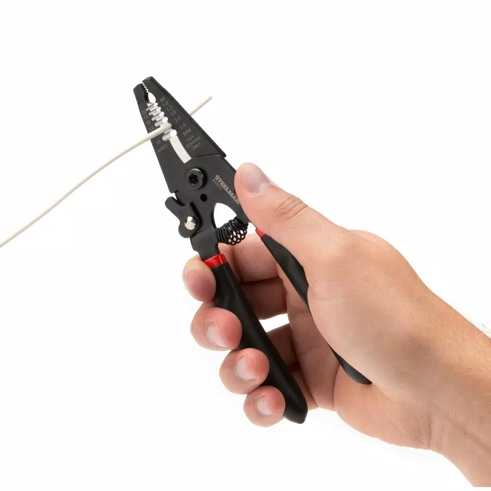 Steelman Universal 20 AWG - 10 AWG Wire Stripper and Cutter