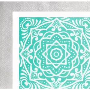 Sugar Plum Party 32-Piece Silver and Blue Assorted Disposable Cocktail Paper Napkin