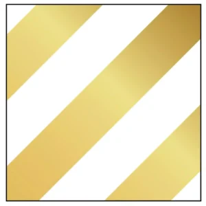 Sugar Plum Party 32-Piece Gold and White Assorted Disposable Cocktail Paper Napkin
