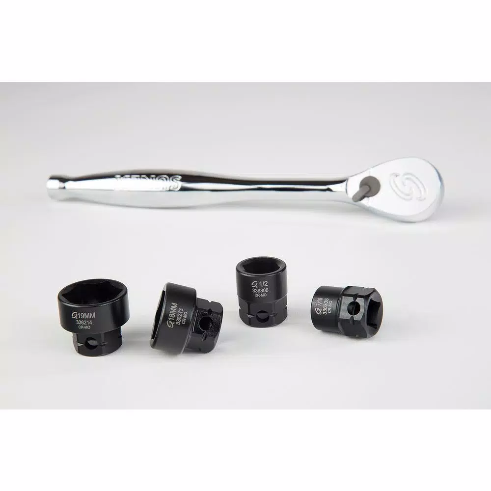 SUNEX TOOLS 3/8 in. Drive Low Profile SAE and Metric Impact Socket Set