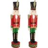 Sunnydaze Decor 37 in. Kristoff the Nutcracker Soldier Christmas Decor (Set of 2)