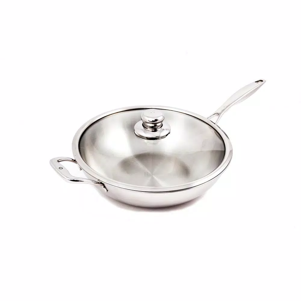 Swiss Diamond Premium Clad 7.9 Qt. Wok with Lid