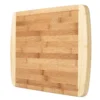 Heim Concept 18 in. x 12 in. x 1 in. Organic Bamboo Serving Tray with Drip Groove