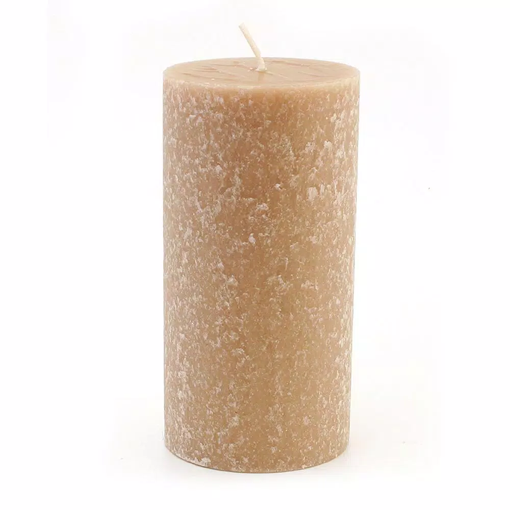 ROOT CANDLES 3 in. x 6 in. Timberline Taupe Pillar Candle