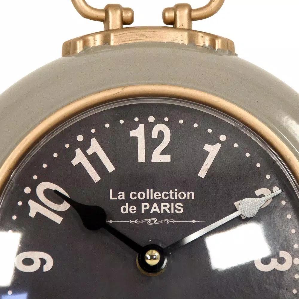 Zentique Paris Round Green Table Clock
