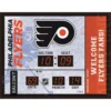 Team Sports America Philadelphia Flyers NHL Bluetooth Ticket Stub Wall Clock
