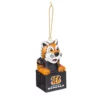 Team Sports America Cincinnati Bengals 1-1/2 in. NFL Mascot Tiki Totem Christmas Ornament
