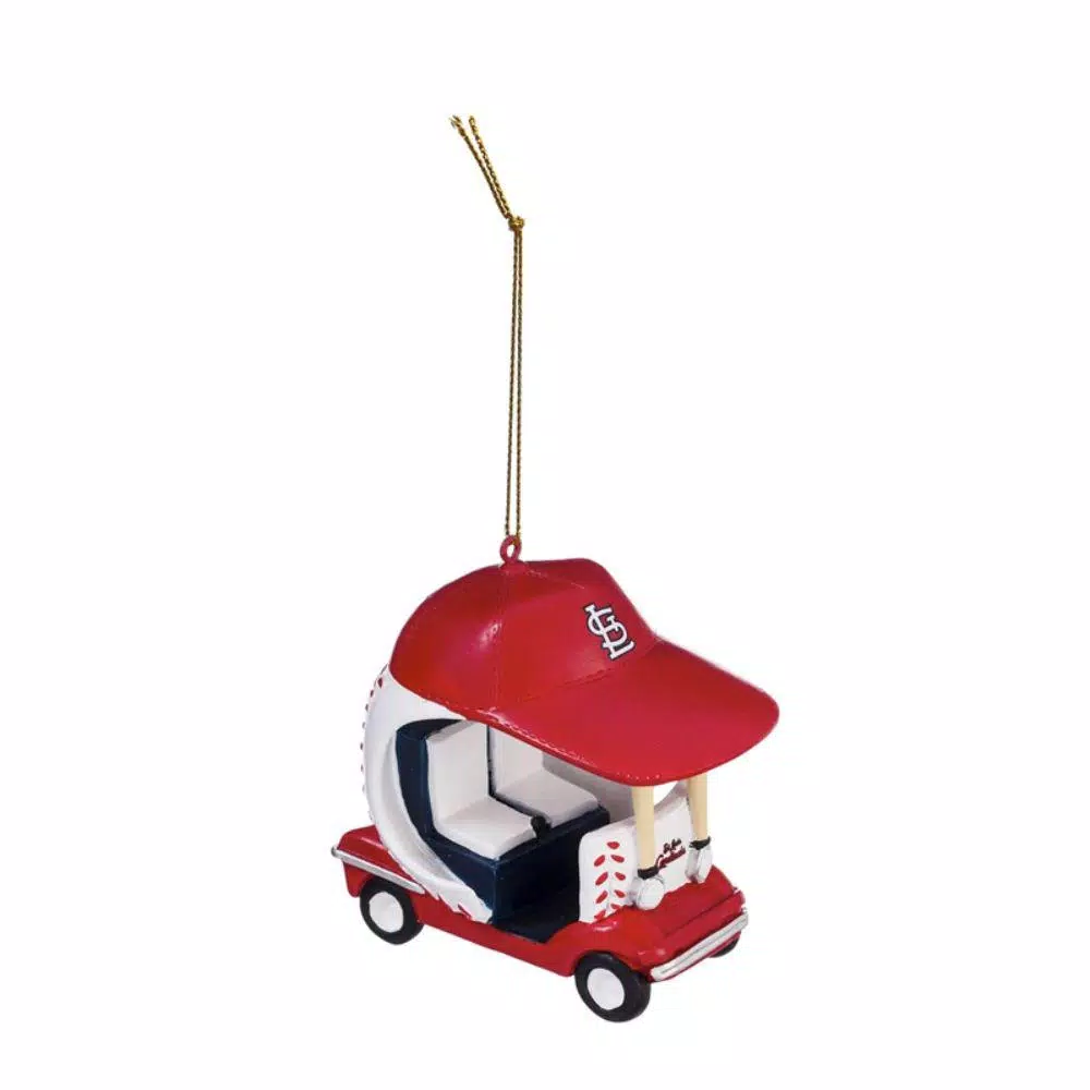 Team Sports America St Louis Cardinals 3 in. MLB Field Car Christmas Ornament