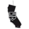 Team Sports America Los Angeles Kings 5 in. NHL Team State Christmas Ornament