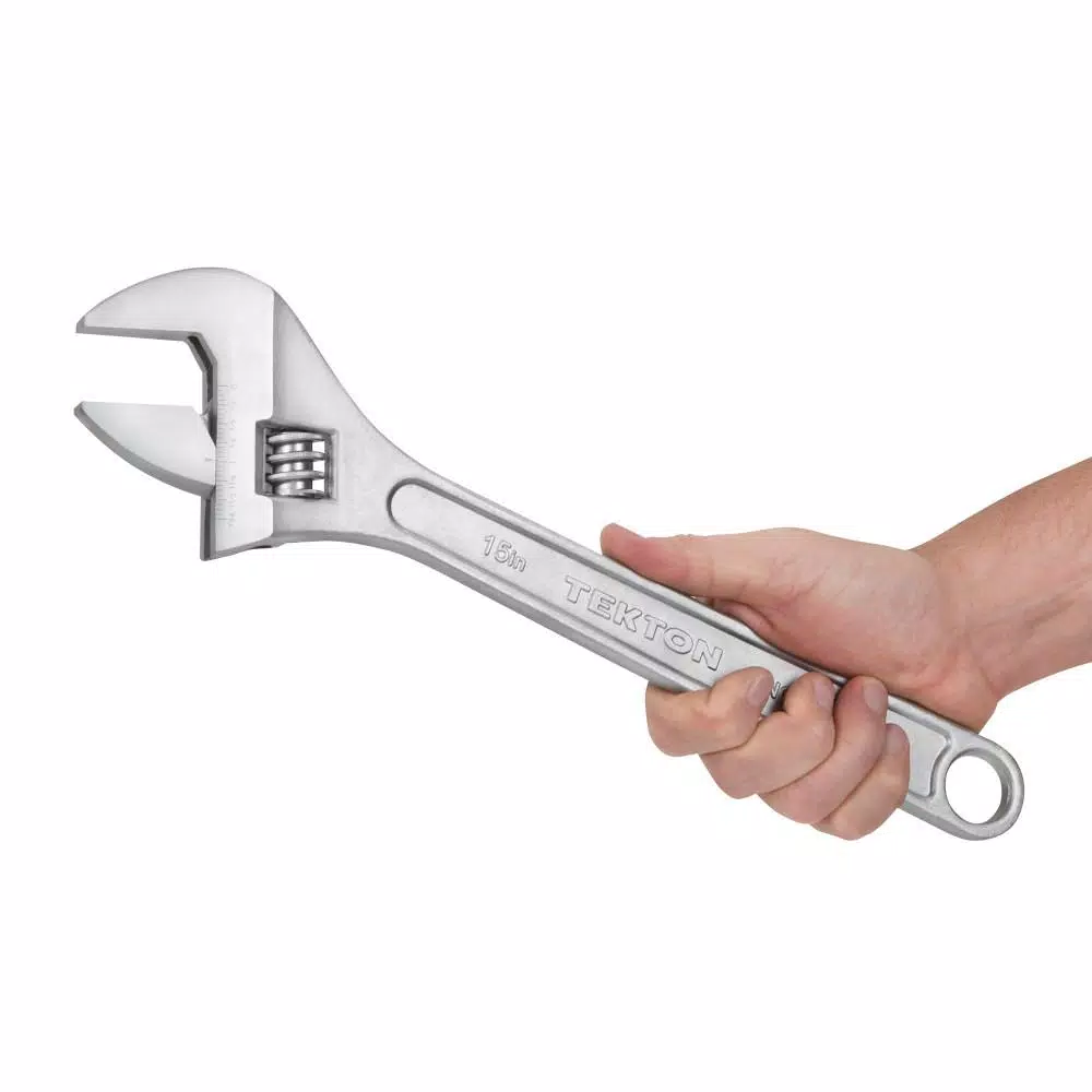 TEKTON 15 in. Adjustable Wrench