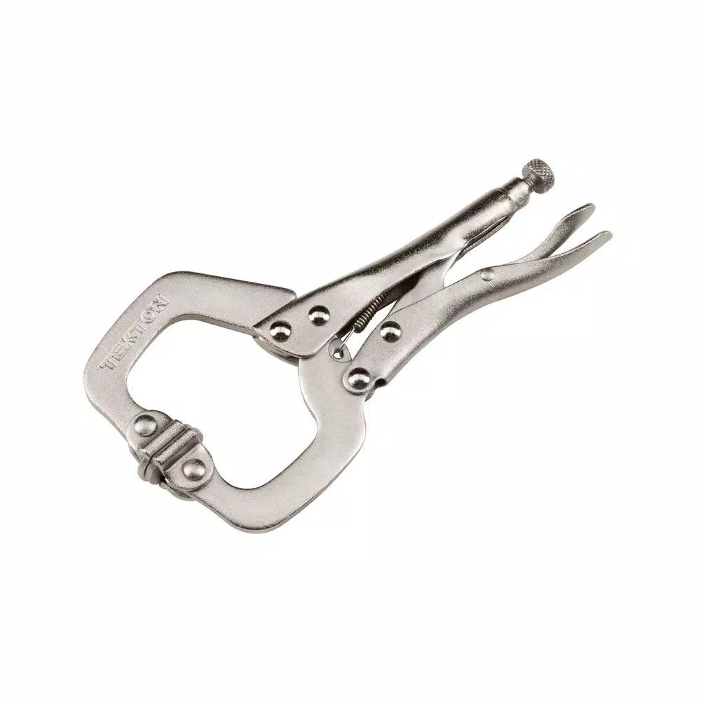TEKTON 1-1/2 in. Swivel Pad Locking C-Clamp