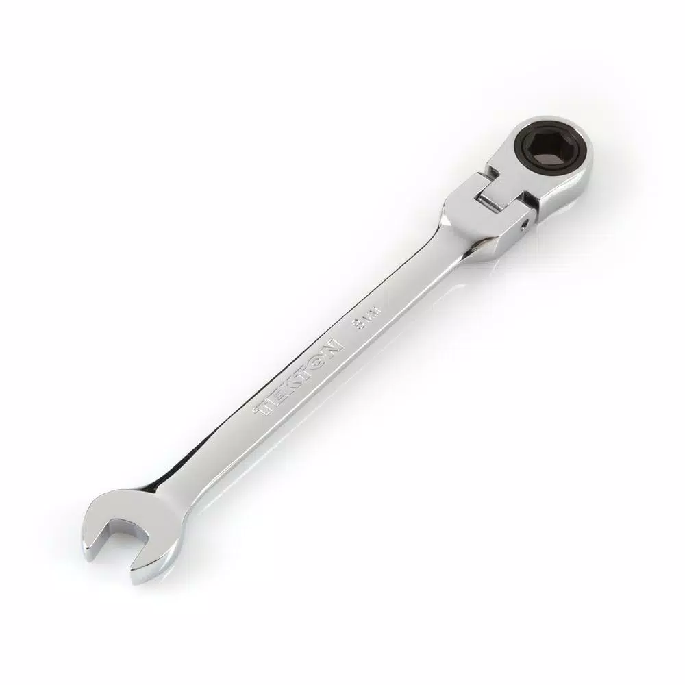 TEKTON 8 mm Flex-Head Ratcheting Combination Wrench