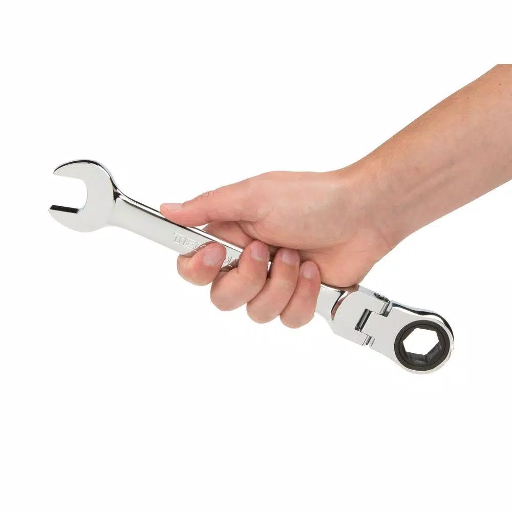 TEKTON 22 mm Flex-Head Ratcheting Combination Wrench