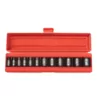 TEKTON 3/8 in. Drive 5/16-1 in. 12-Point Shallow Impact Socket Set