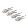 TEKTON 7 in. Straight Jaw Locking Pliers (4-Pack)
