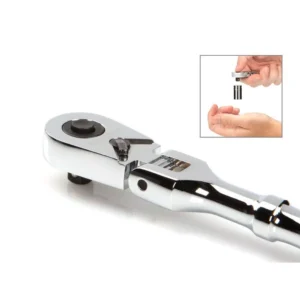 TEKTON 1/4 in. Drive x 6 in. Flex Quick-Release Ratchet