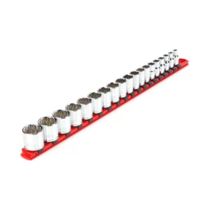 TEKTON 3/8 in. Drive 12-Point Socket Set (19-Piece)